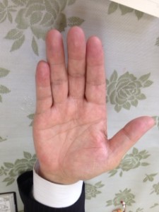森崎社長手相